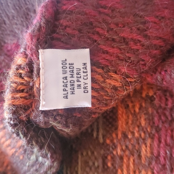 The Alpaca Connection Cardigan  Sweater Button Up Crewneck Sz M. Women's - Picture 8 of 12